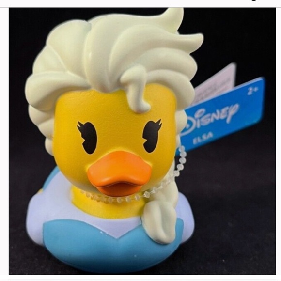 Disney Other - Disney - Elsa - Rubber Duck - 2024 Collection - Approx 3" High - Duckalooz